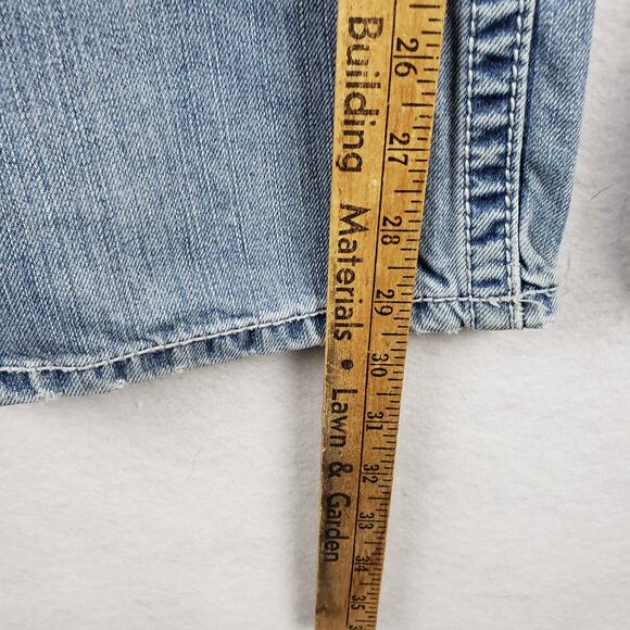 Buckle BKE Men's 34 Short Carter Bootcut Jeans Light Wash Denim 100% Cotton - Picture 8 of 14